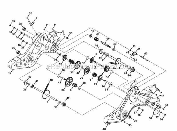 cub cadet rt 65 tiller parts diagram