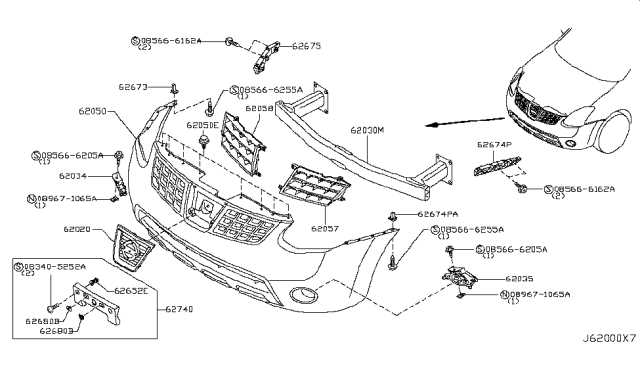 nissan rogue parts diagram