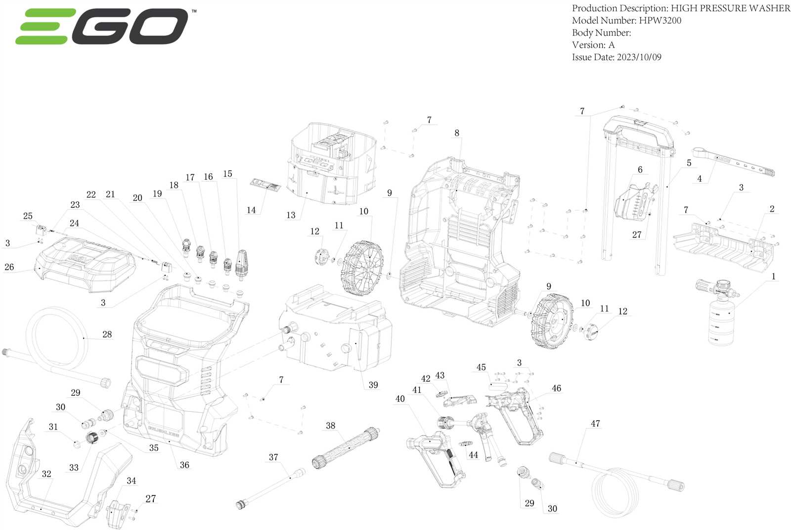 karcher k5 pressure washer parts diagram