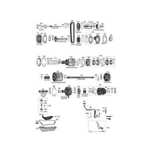 4t45e transmission parts diagram