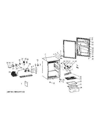 kitchenaid refrigerator parts diagram