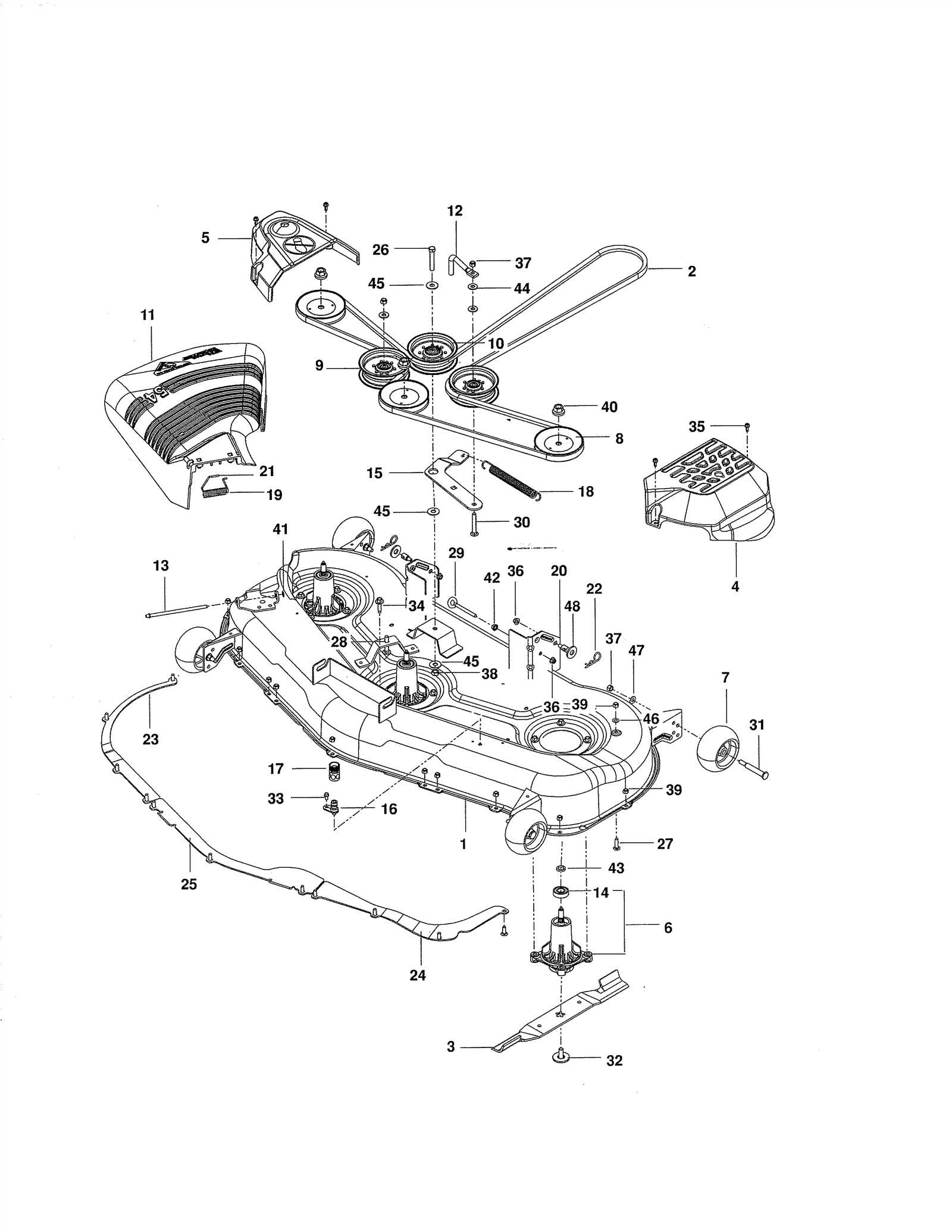 husqvarna riding lawn mower parts diagram