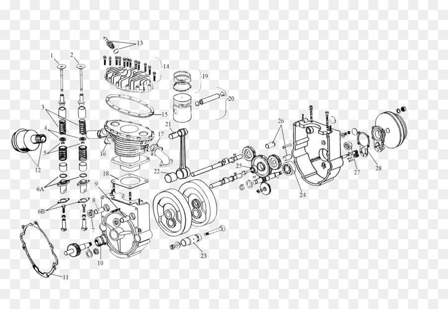 motor parts diagram