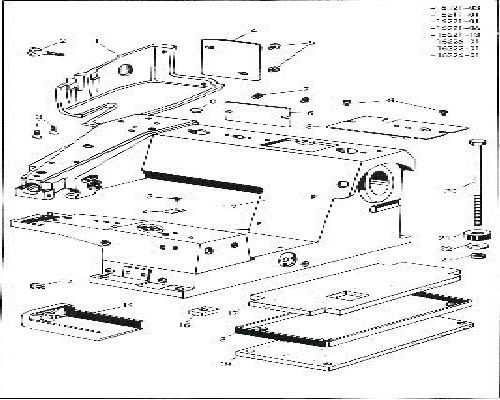 pfaff sewing machine parts diagram