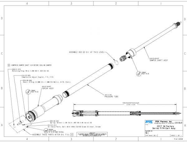 bike fork parts diagram