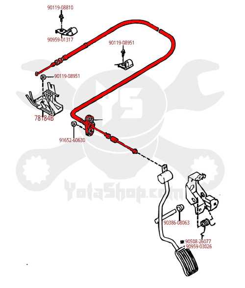 1989 toyota pickup parts diagram