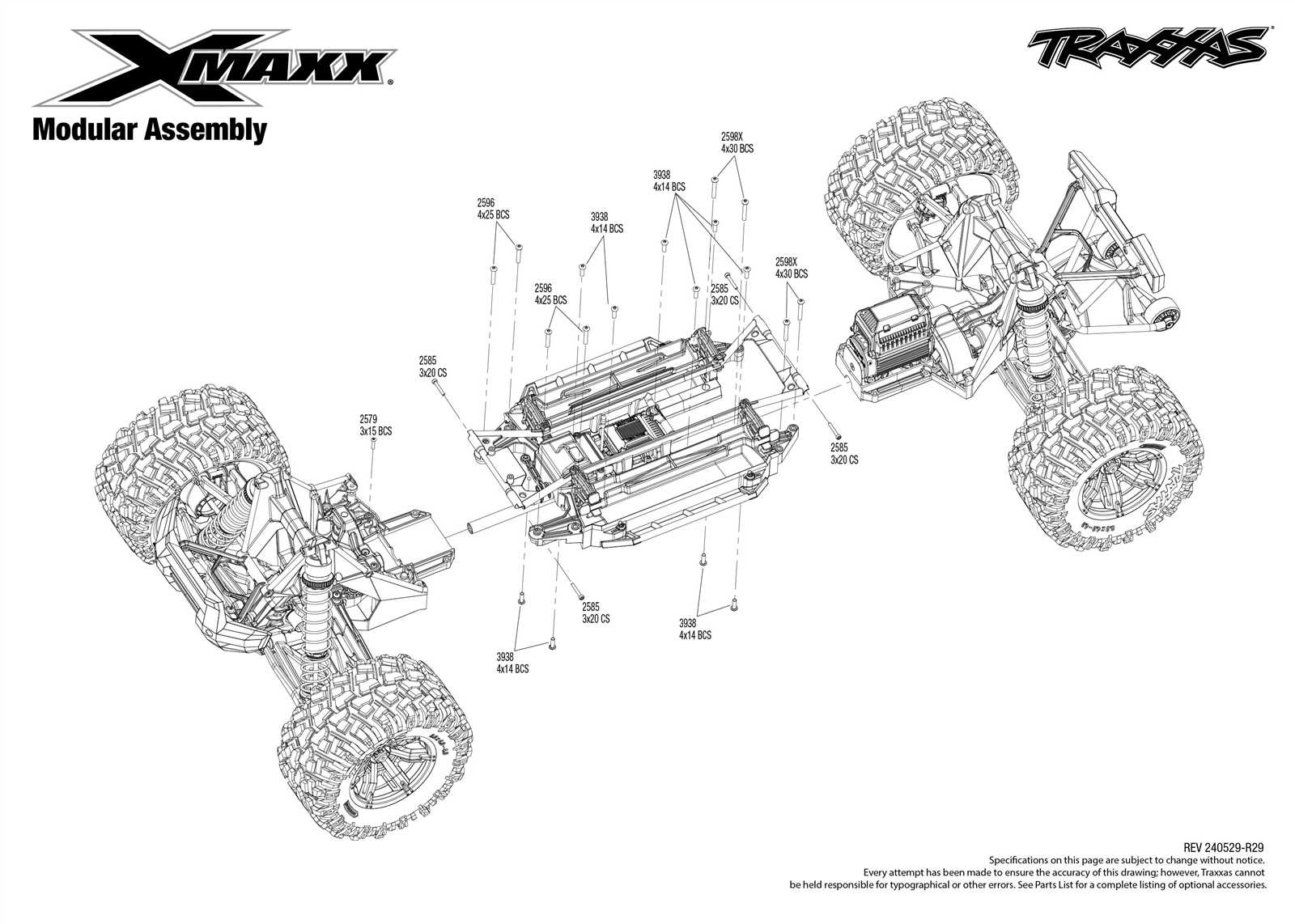 traxxas t maxx parts diagram