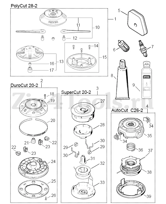 stihl fs130 parts diagram