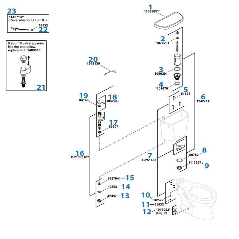 kohler persuade toilet parts diagram