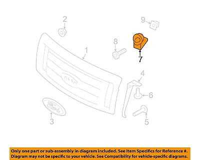 2011 ford f150 front bumper parts diagram