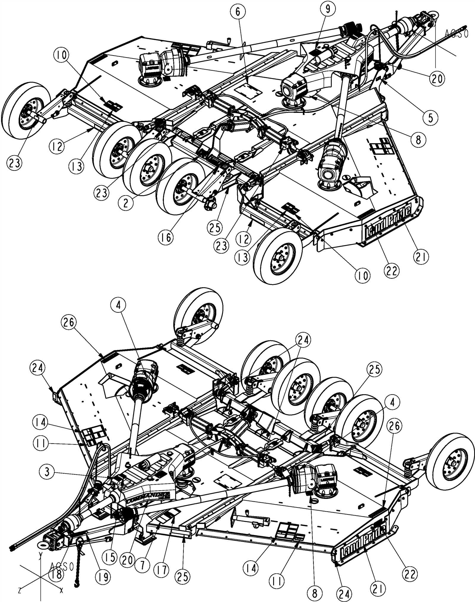 international 475 disc parts diagram