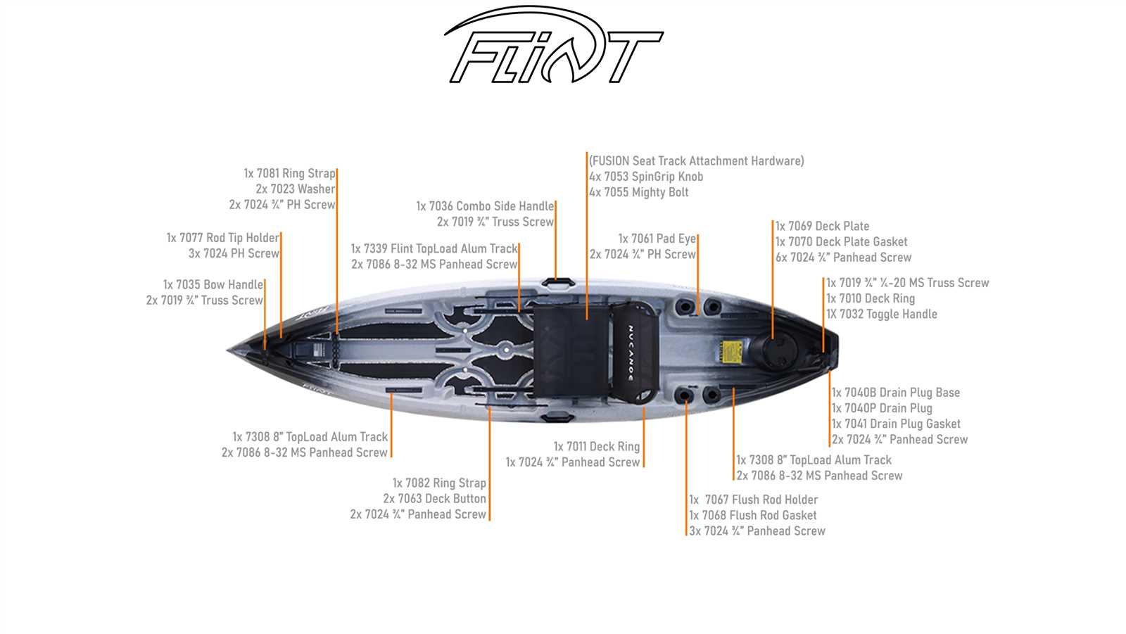 names of boat parts diagram