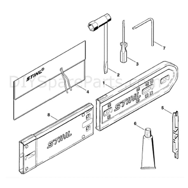 ms 290 stihl chainsaw parts diagram