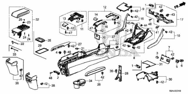 honda civic interior parts diagram