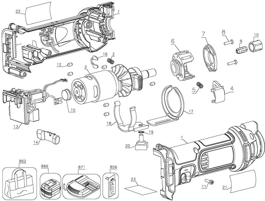 dewalt dwe4012 parts diagram