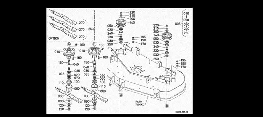 kubota zd21 deck parts diagram