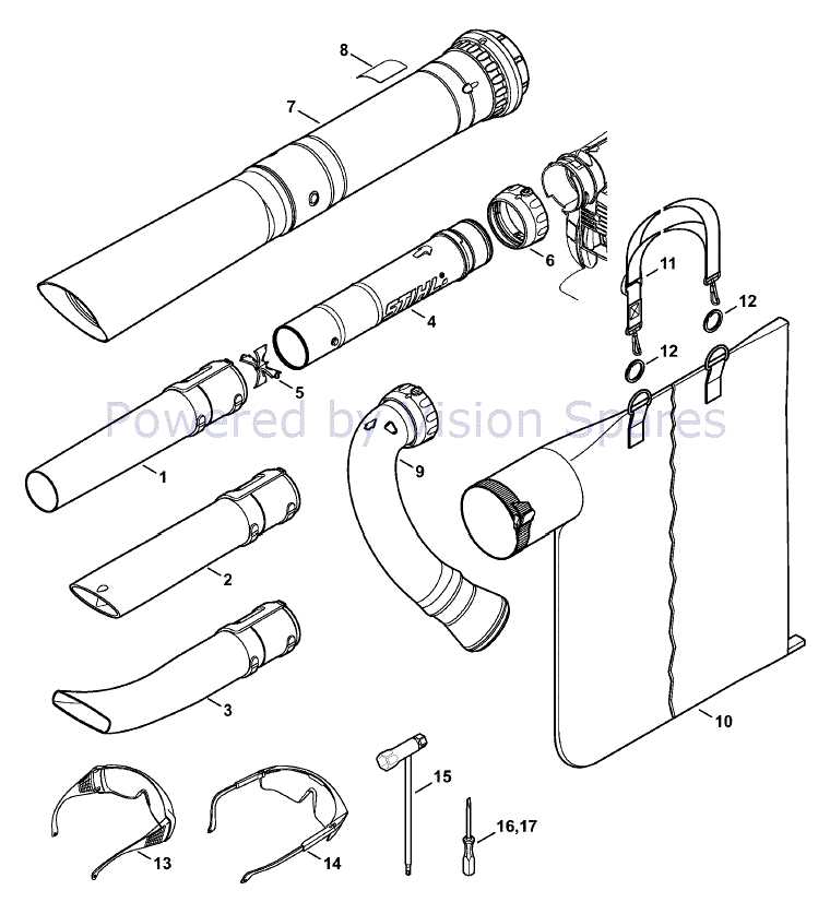 stihl bg86c parts diagram