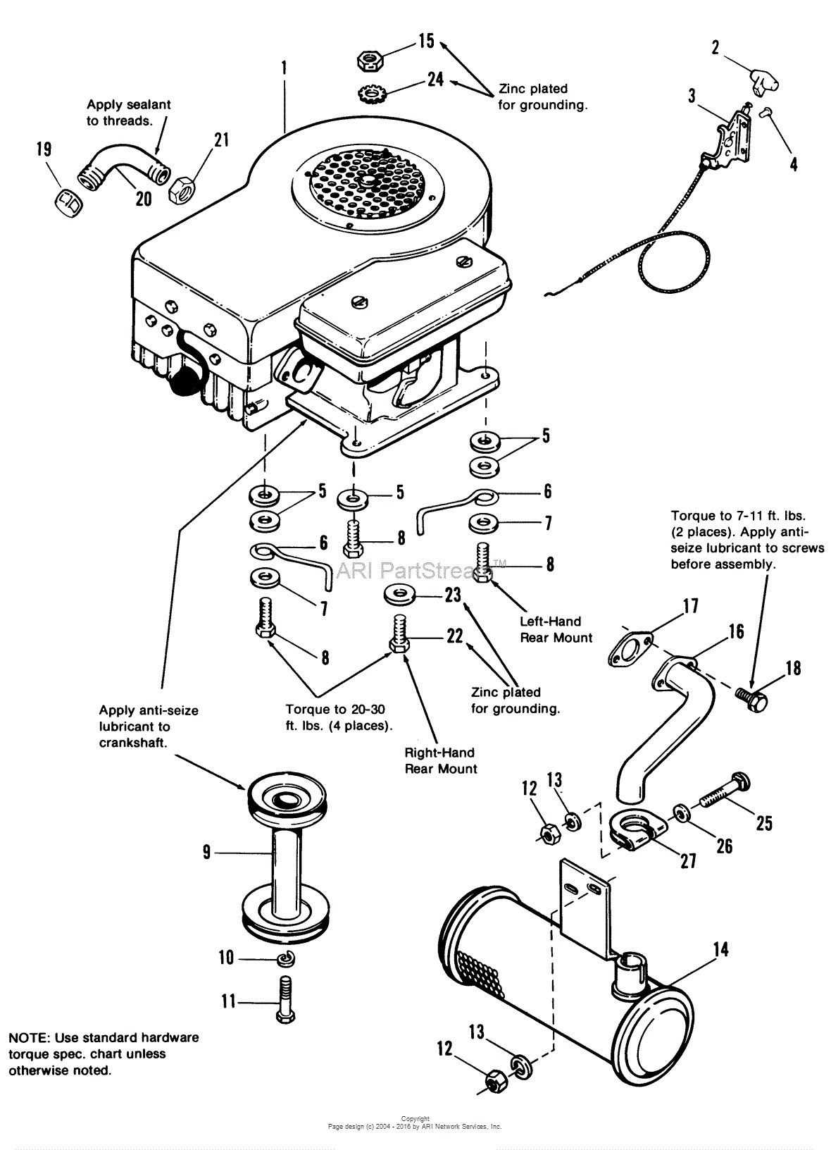 briggs and stratton 15.5 hp engine parts diagram