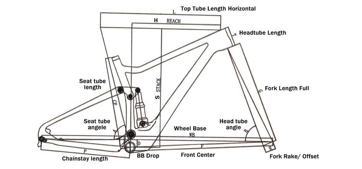 full suspension mountain bike parts diagram