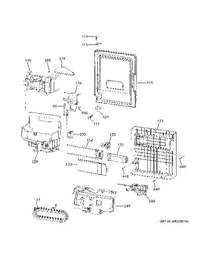 ge refrigerator parts diagram