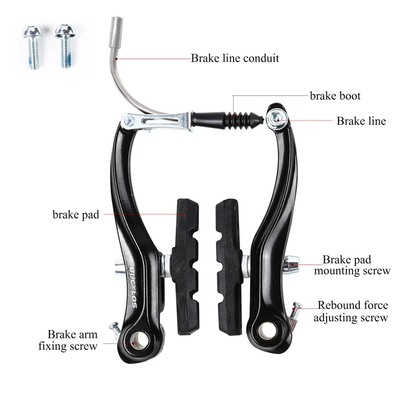 bike brake parts diagram