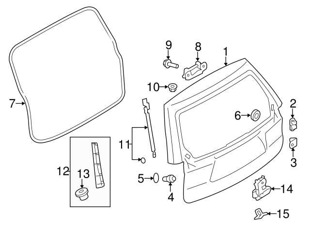 2011 subaru forester parts diagram