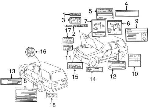 1998 toyota 4runner parts diagram