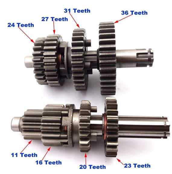 dirt bike engine parts diagram