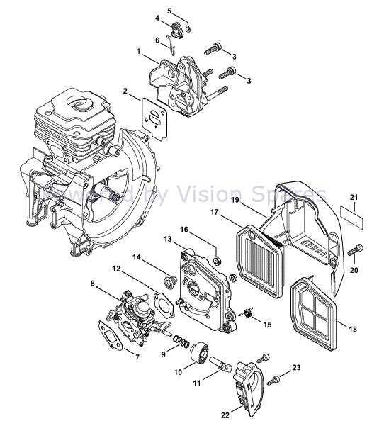 stihl ts 460 parts diagram