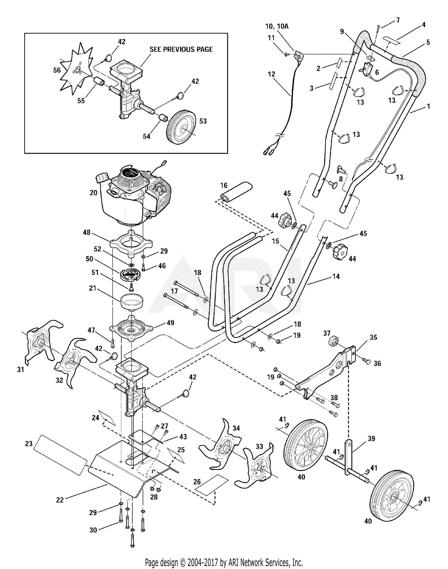 troy bilt parts diagram