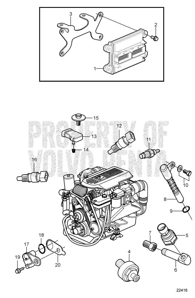 volvo penta parts diagram