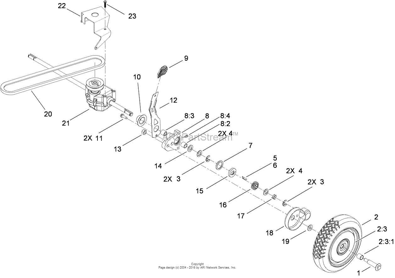 toro 22 inch recycler lawn mower parts diagram