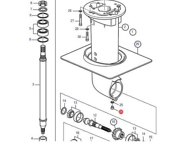 volvo penta dps b parts diagram