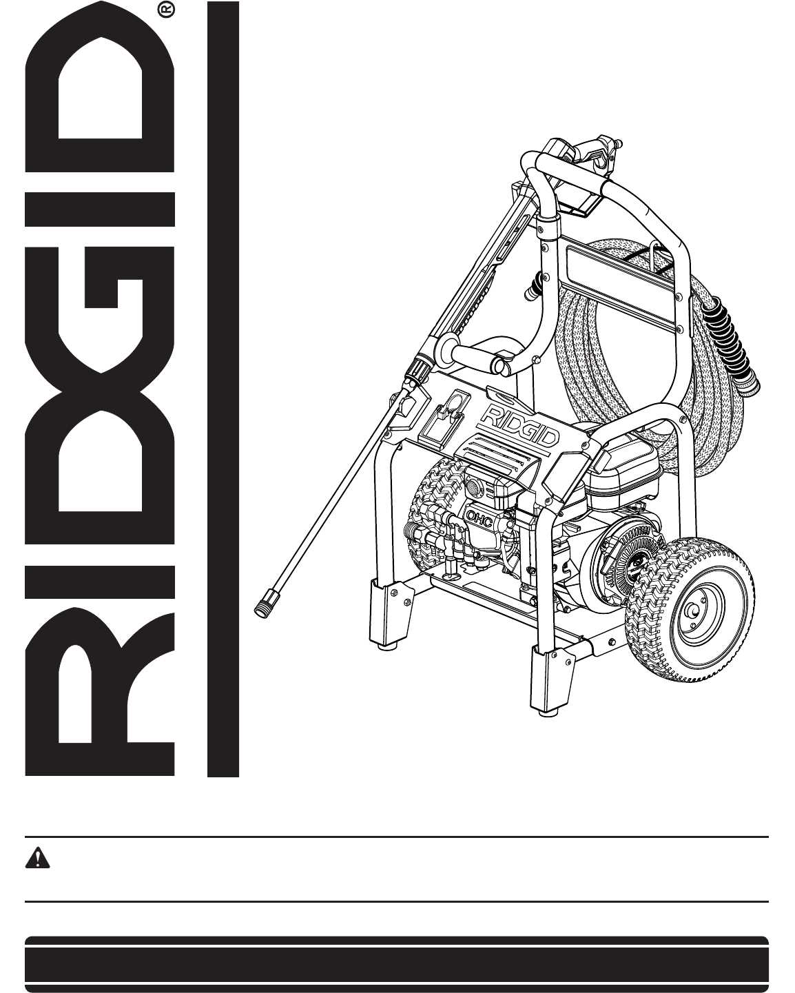 ridgid pressure washer parts diagram