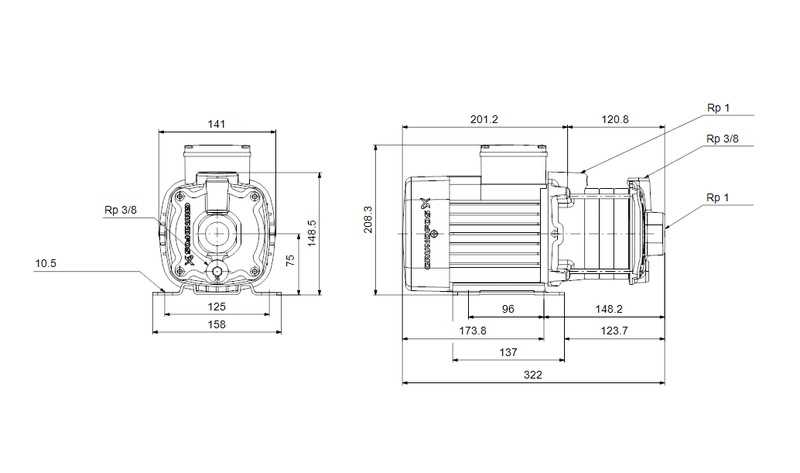 grundfos pump parts diagram