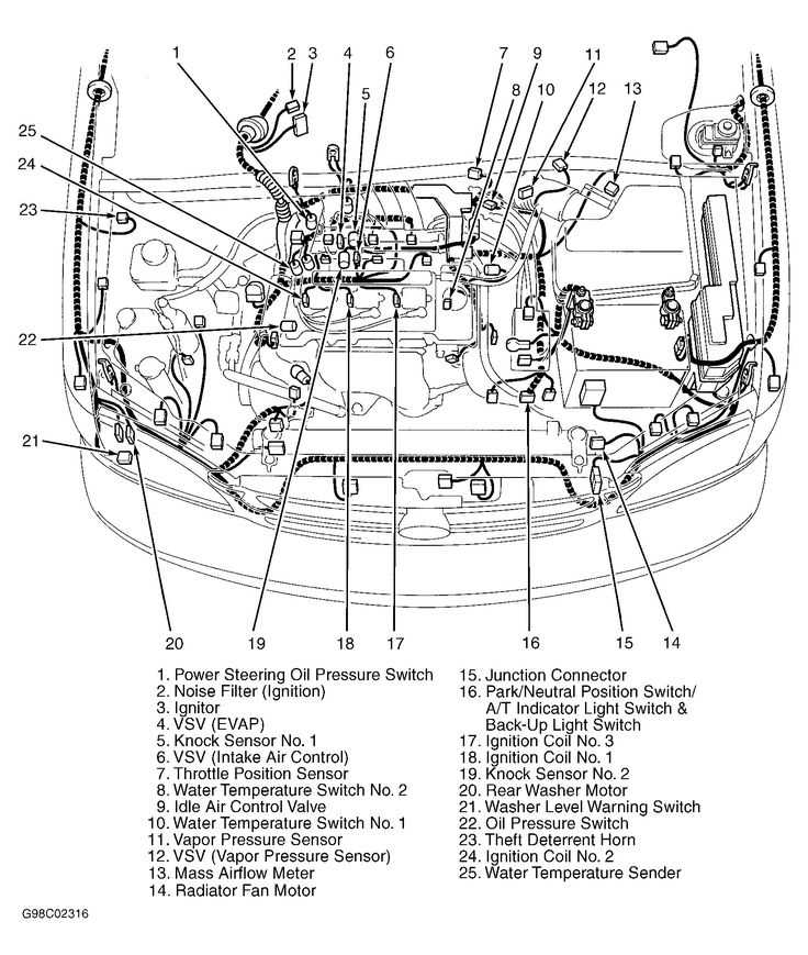 undercarriage toyota camry parts diagram