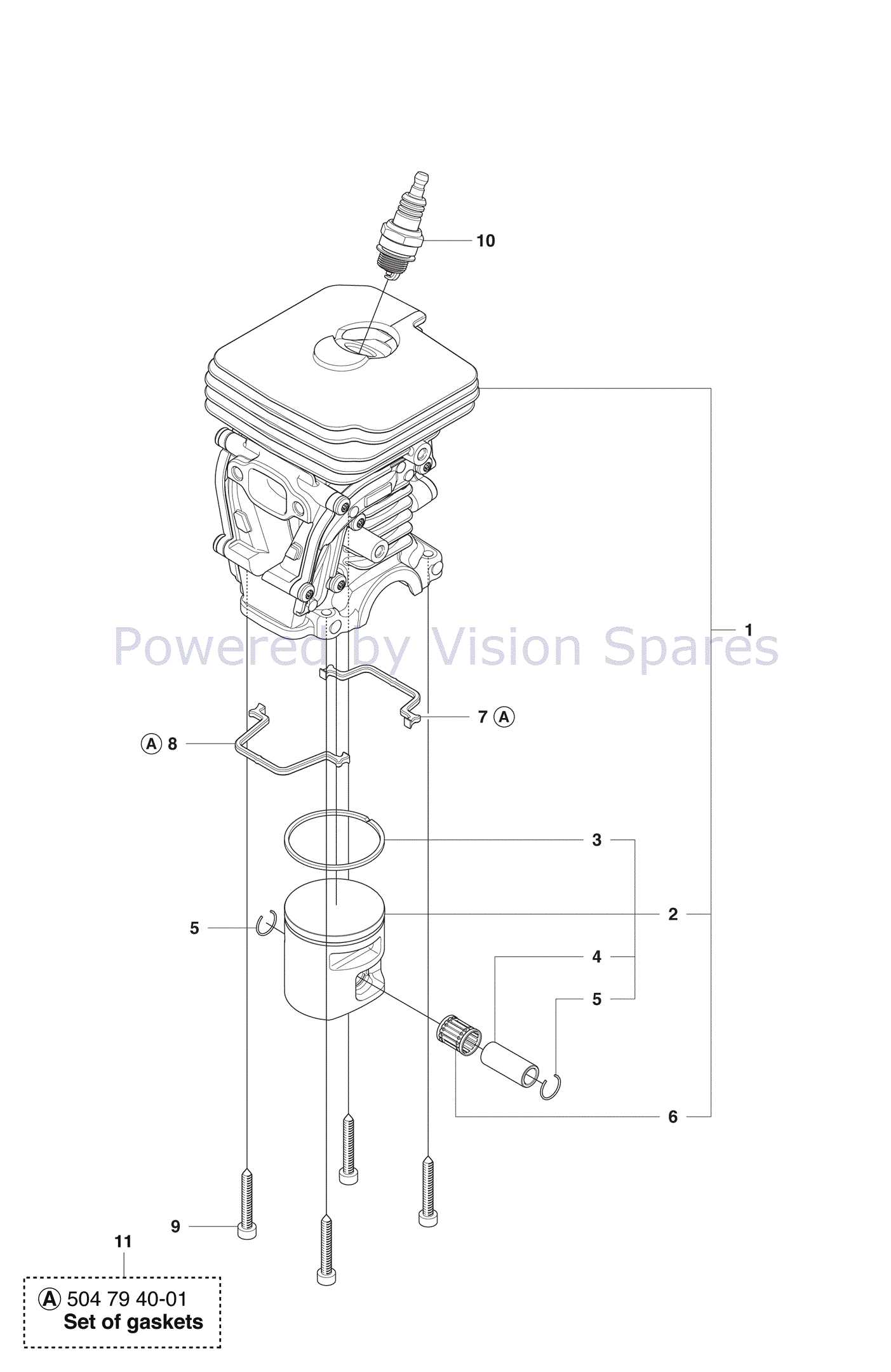 husqvarna 435 chainsaw parts diagram