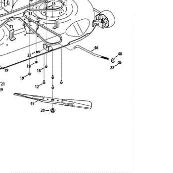 craftsman 46 mower deck parts diagram