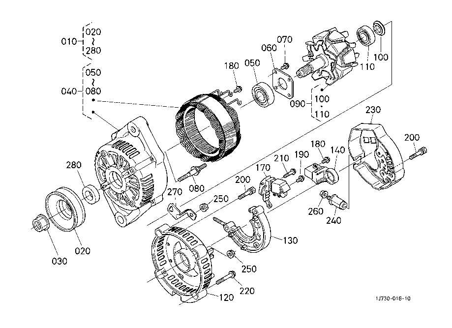 kubota kx057 4 parts diagram