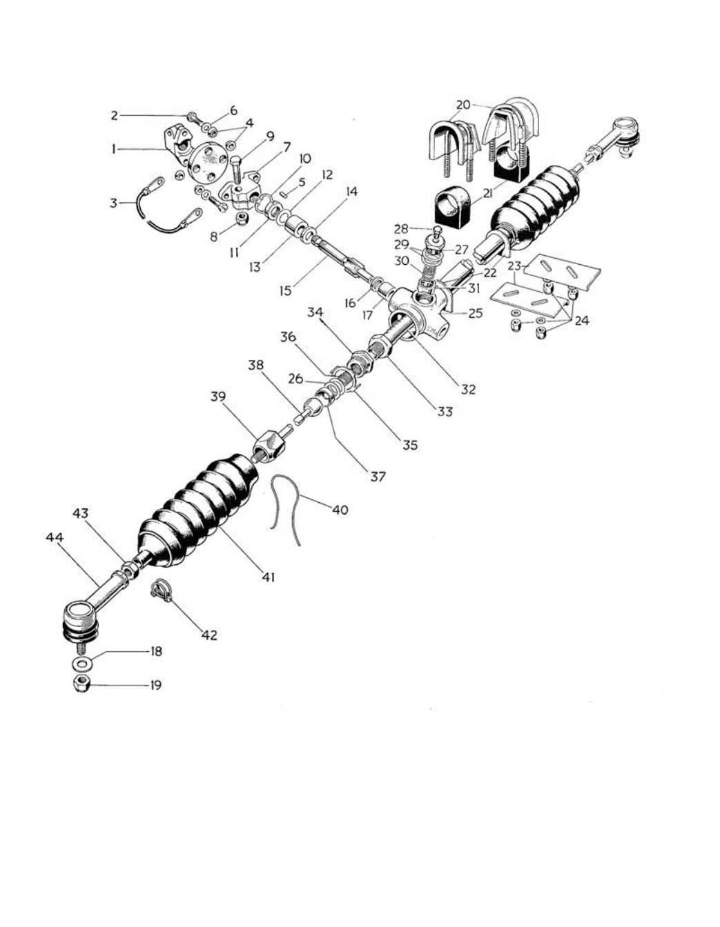 steering rack parts diagram