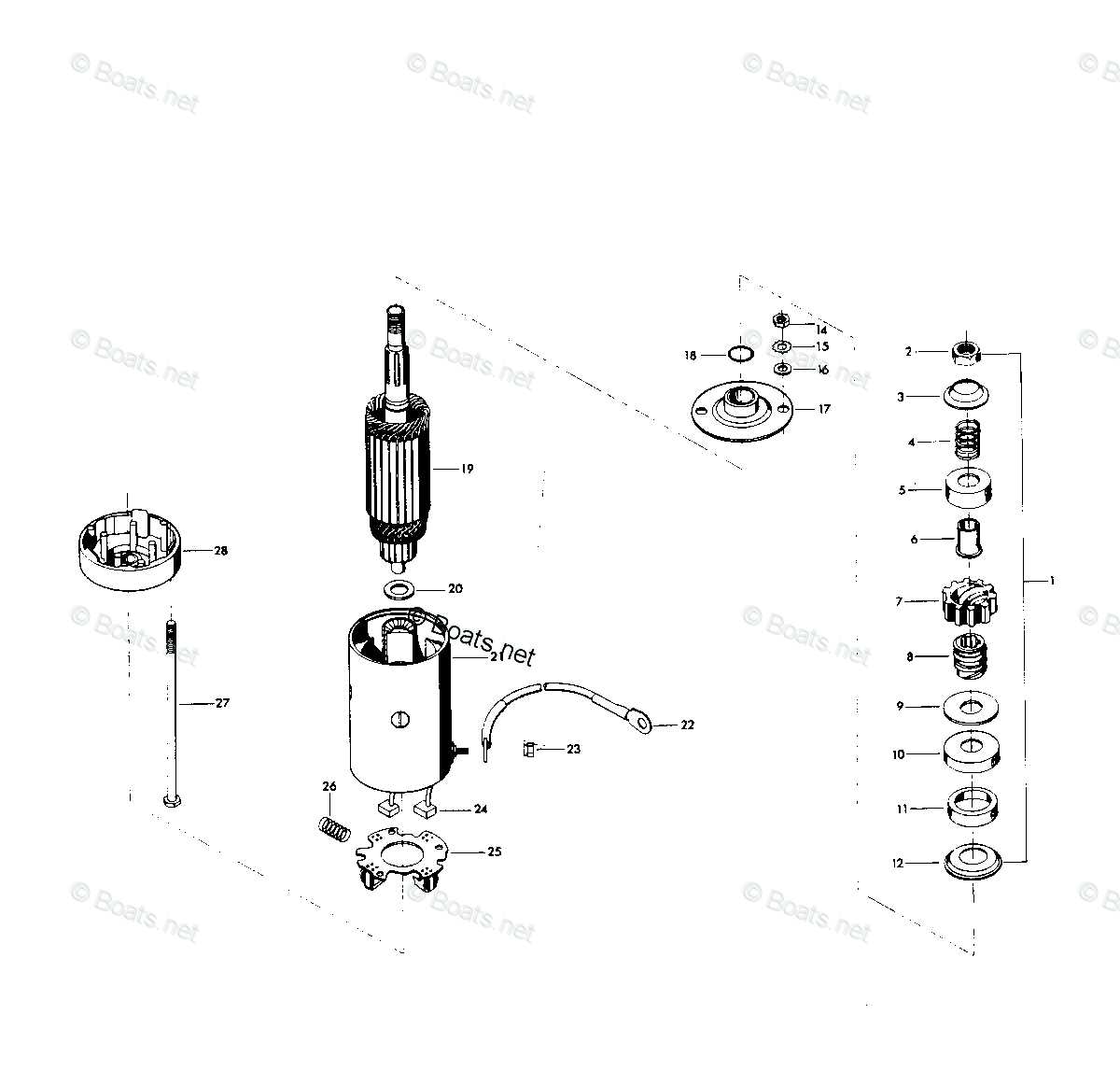 chrysler outboard parts diagram