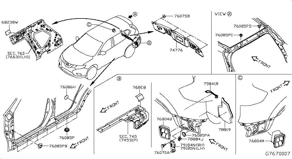 2018 nissan rogue parts diagram