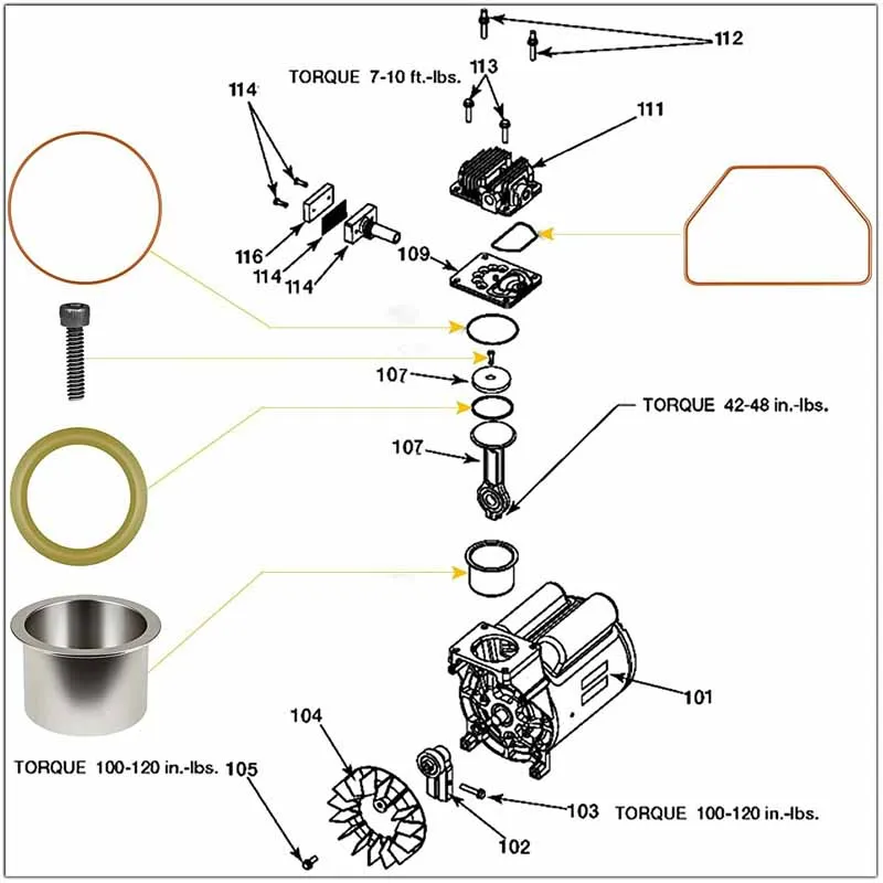 craftsman air compressor parts diagram