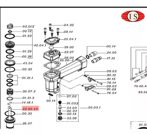 senco finishpro 35 parts diagram