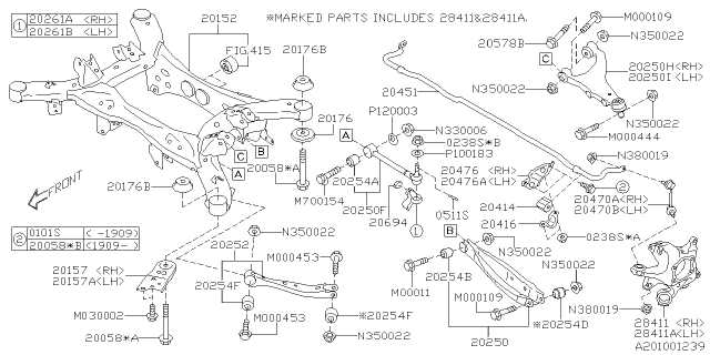 2019 subaru forester parts diagram