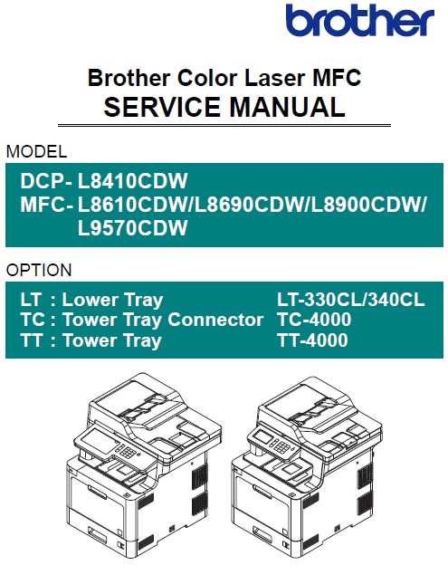 brother laser printer parts diagram