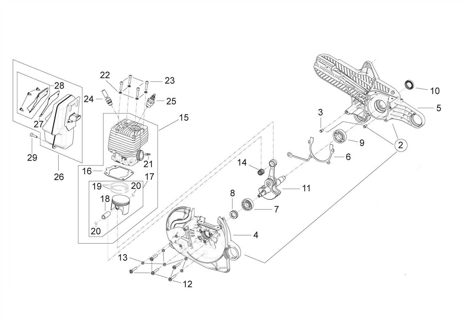 solo chainsaw parts diagram