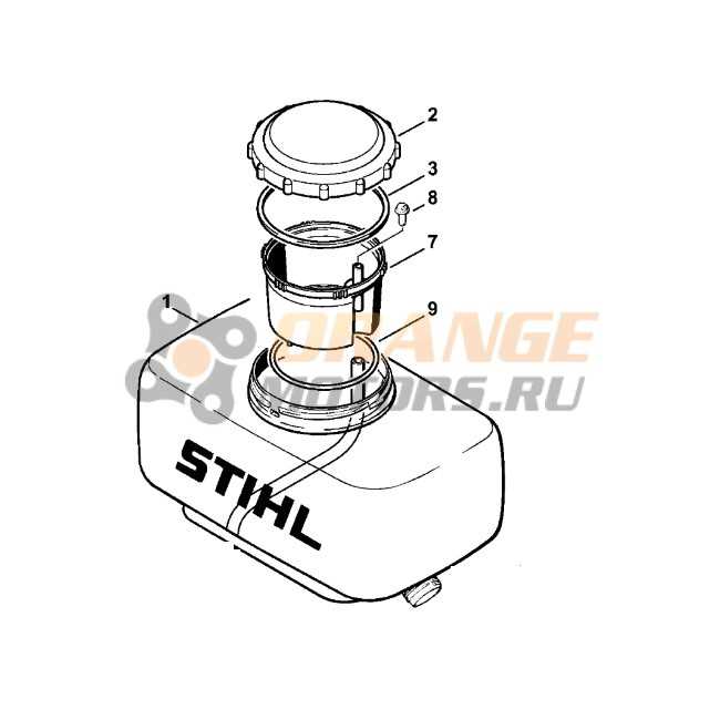 stihl br 400 parts diagram