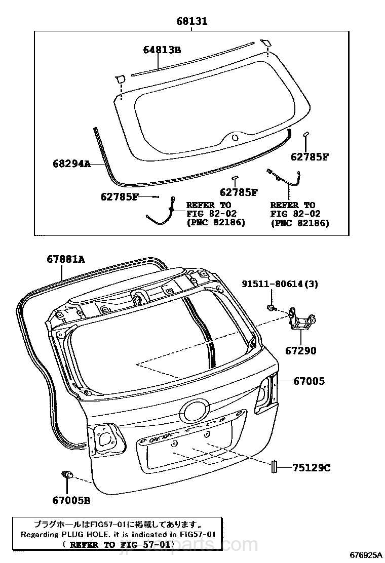 toyota tacoma door parts diagram