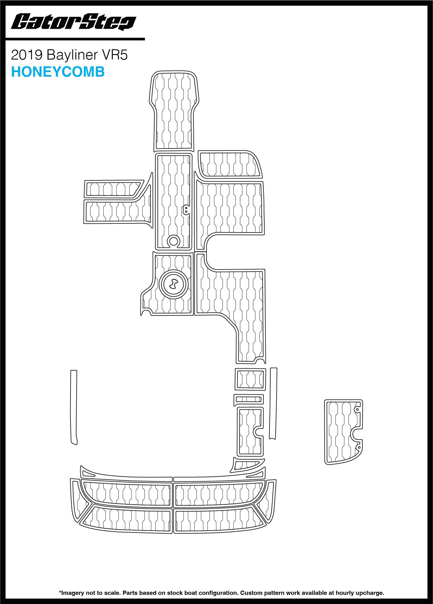 complete replacement bayliner parts diagram